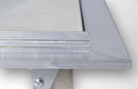 BOTOLE ISPEZIONE CARTONGESSO 80X80AK DORIKA ALLUMINO