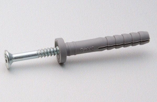 TASSELLO A PERCUSSIONE TESTA RIDOTTA 6X60 GRIGIO