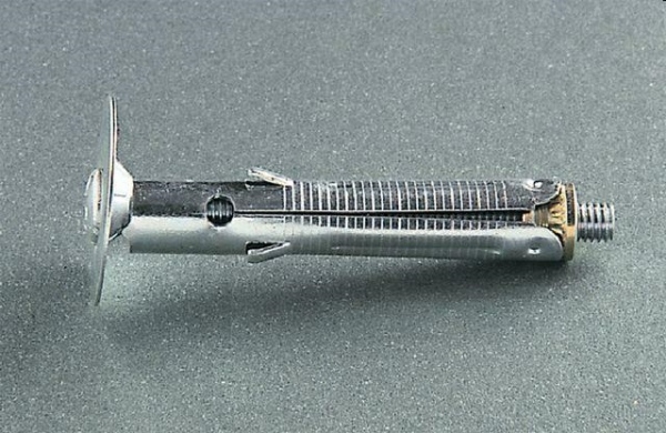 TASSELLO ACCIAIO PROLUNGATO CON VITE ø 9 x 65 mm
