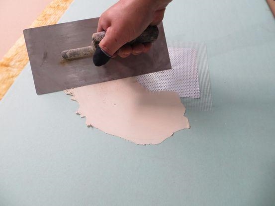TOPPA AUTOADESIVA PER RIPARAZIONE CARTONGESSO 10X10