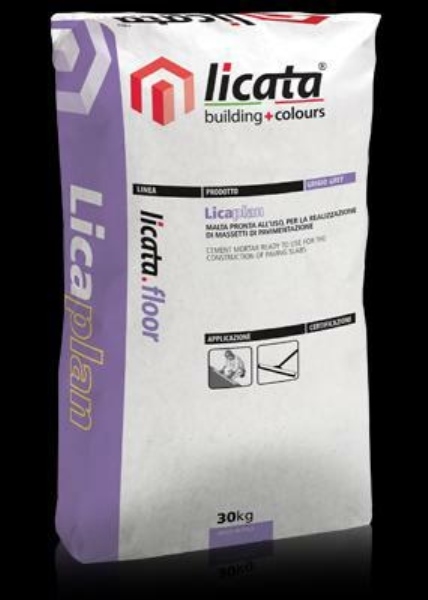 LICAPLAN GRIGIO KG.30 massetto x interno ed esterno