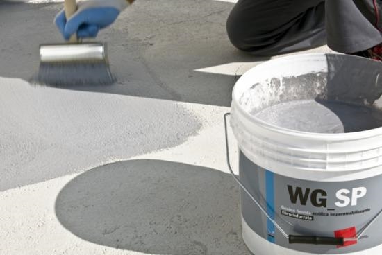 IMPERMEABILIZZANTE FIBRORINFORZATO WG-SP GRIGIO LT.13