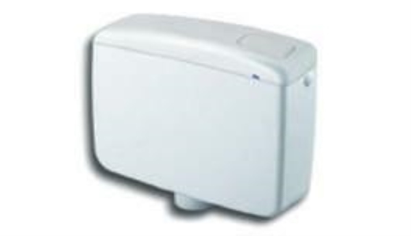 CASSETTA WC ZAINO BETA/IRIS 1PULSANTE S/RUB BIANCO