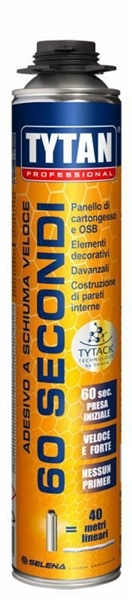 SCHIUMA RAPIDA 60 SECONDI UNIVERSALE PER PISTOLA ML.750