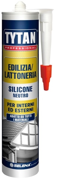 SILICONE NEUTRO EDILIZIA LATTONERIA TESTA/MORO ML.300