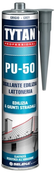 SILICONE POLIURETANICO PU50 EDILIZIA & LATTONERIA BIANCO ML.300