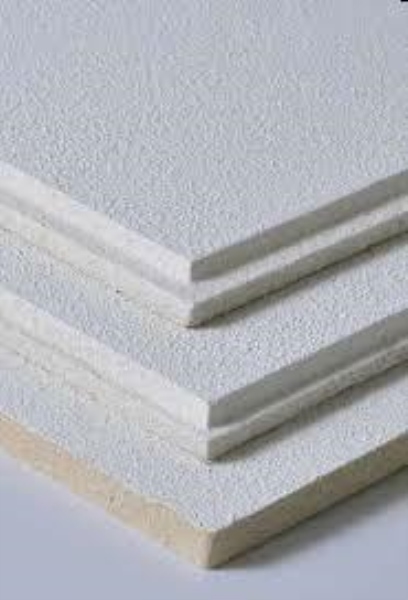 PANNELLO IN FIBRA MINERALE SANDED LAY-ON 600x600x12mm BUCCIATO