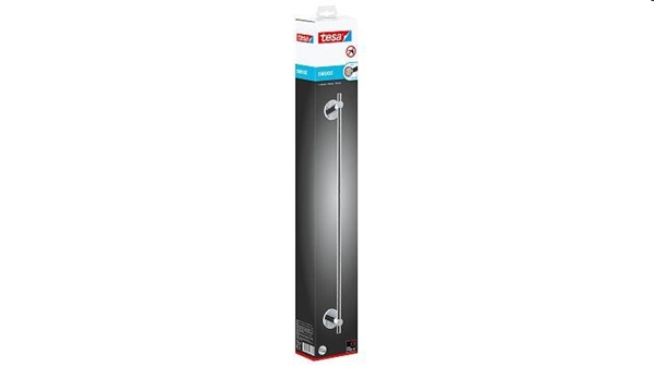 BARRA PORTA ASCIUGAMANI ARGENTO LUNGHEZZA 50 LARGHEZZA 64 smooz