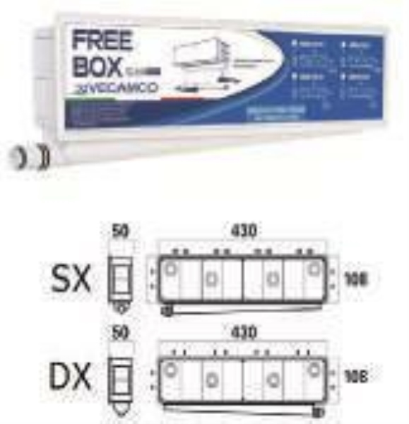 CASSETTA X PREDISPORRE CONDIZIONATORE free box 430x10,8