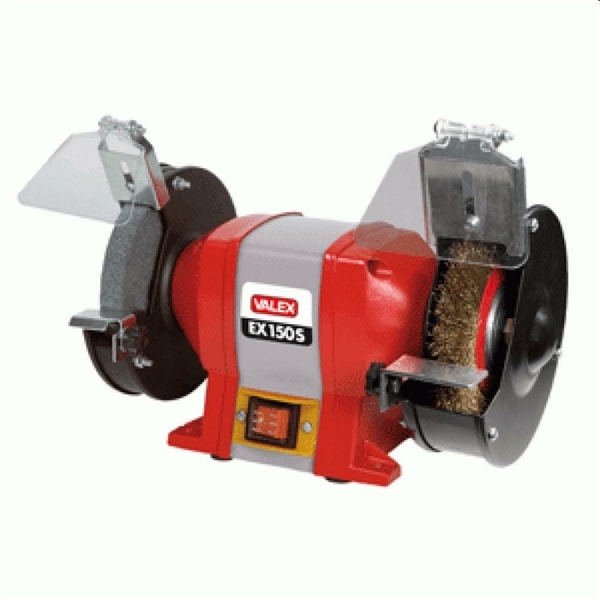 SMERIGLIATRICE DA BANCO 250W MOLA E SPAZZOLA EX150S