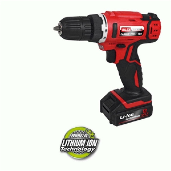 TRAPANO AVVITATORE BATTERIA FAMILY-TECH 112 1BAT.
