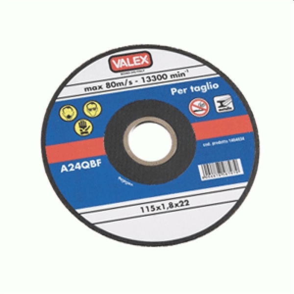 DISCO ABRASIVO FINE METALLO 115 mm1,8 MOLA DA TAGLIO METALLO