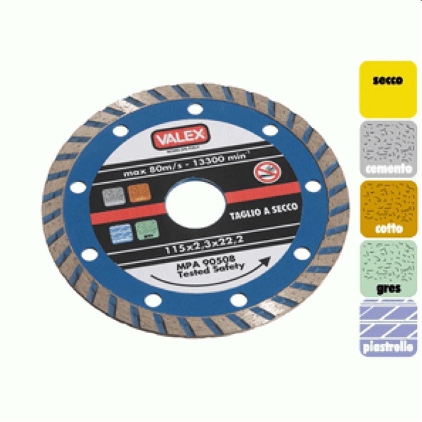 DISCO DIAMANTATO TURBO    230mm