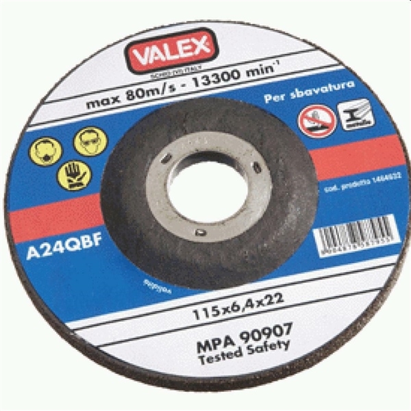 DISCO ABRASIVO DA SBAVATURA X METALLO 115 mm6