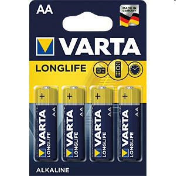 BATTERIA STILO VARTA ALKALINA BL.4 velamp aa 1,5v