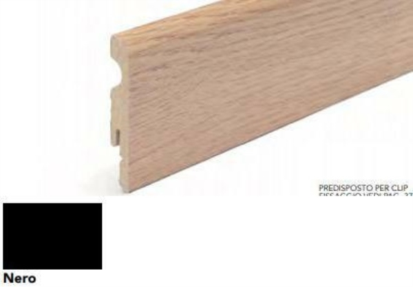 BATTISCOPA MDF 80x10x2400 NERO