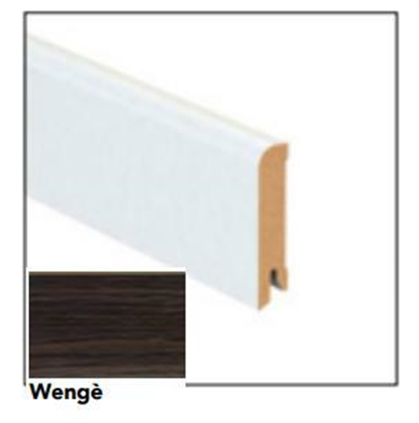 BATTISCOPA IN MDF mm 80 x 15 x 2200mm WENGE