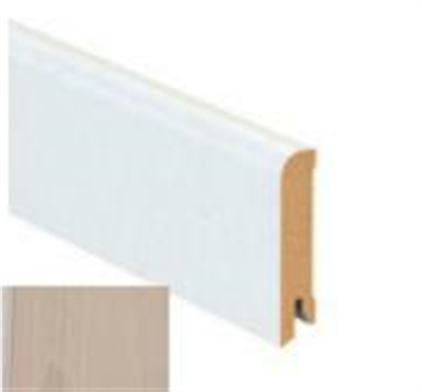 BATTISCOPA IN MDF mm 80 x 15 x 2200mm ACERO