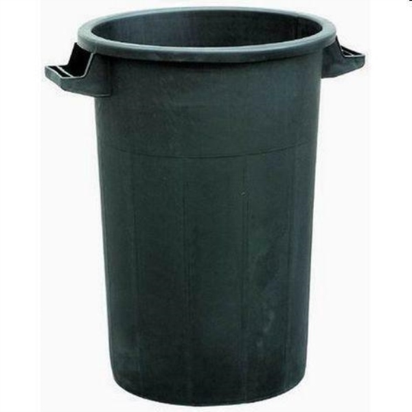 CONTENITORE NERO S\COPERCHIO LT.100