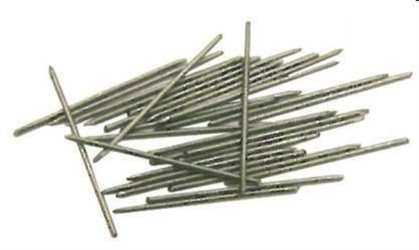 CHIODI SPILLI ACCIAIO SENZA TESTA MM.25 PZ100