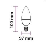 LAMPAD.LED.5.5W E14 CANDELA 4000K by samsung