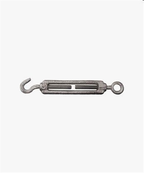 TENDITORE ZINCATO OCCHIO E GANCIO 1/4 MM.6