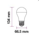 LAMPADINA LED BULB 17W E27 A65 6400K by samsung