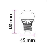 LAMPADINE LED BULB 5,5W E27 A55 PACK 3 6400K