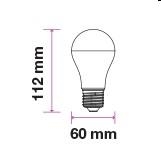 LAMPADINE LED BULB 8,5W E27 A60 PACK 3 6400K