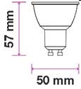 LAMPADINE LED DICROICA GU10 5W 6400K PACK PZ.3