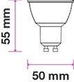 FARETTO LED LAMPADINA SPOT GU10 6,5W 6000K samsung