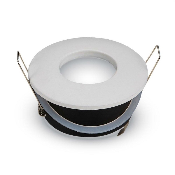 PORTAFARETTO LED GU10 TONDO BIANCO IP54 esterno
