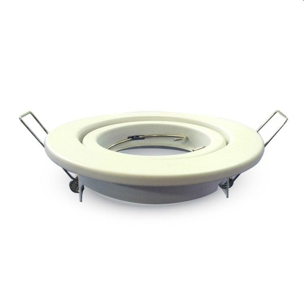 PORTAFARETTO LED ORIENTABILE INCASSO TONDO BIANCO GU10 - GU5.3