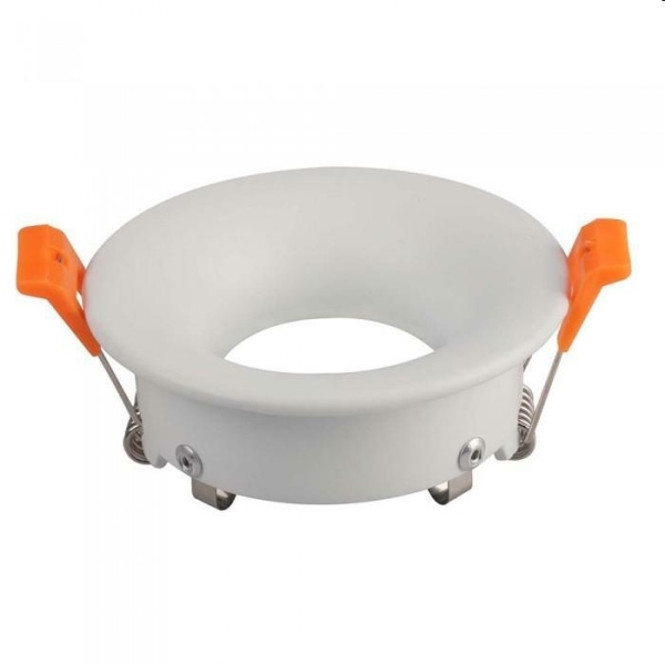 PORTAFARETTO LED GU10-GU5.3 INCASSO ROTONDO BIANCO IN ALLUMINIO