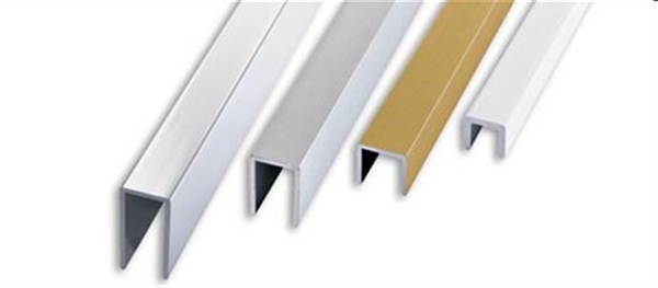 PROFILO A U ALLUMINIO ORO 10x10 ML.2