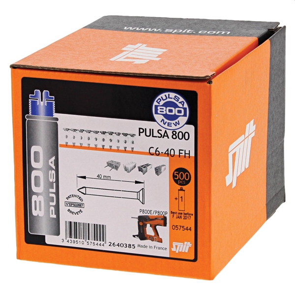 CHIODO SPIT C6 40 FH C 1500PZ 3GAS P800