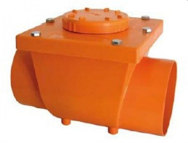 VALVOLA ANTIRIFLUSSO DA 125 ARANCIO