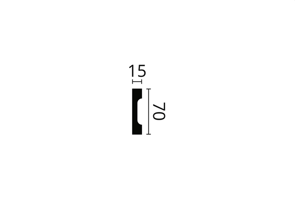 CORNICI IN POLIMERO WD2 70X15 ML.2 WALLSTYL