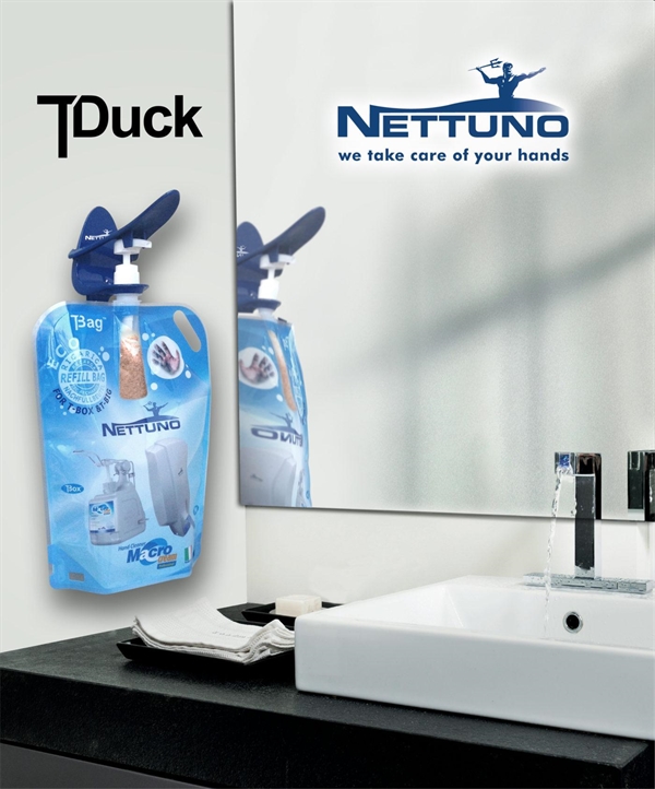 DISPENSER T-DUCK PER T-BAG DA 3000ML E FLACONI DA 500ML
