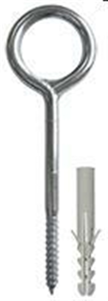 GOLFARE A LEGNO ACCIAIO ZINCATO OCCHIO Ø 50 CON TASSELLO 12X200