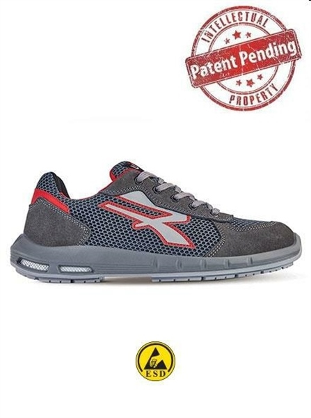 SCARPA U-POWER BASSA SKAT PLUS S1P ESD GRIGIO ROSSO N.45 *