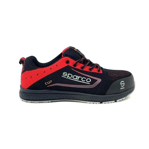 SCARPA BASSA SPARCO CUP S1P 39 NERO ROSSA *