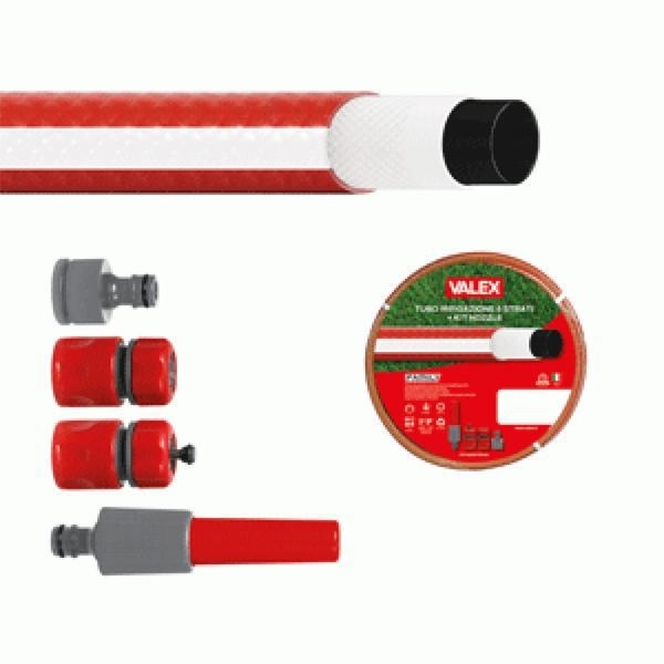 TUBO PER ACQUA 5/8 MT.20 + KIT NOZZLE