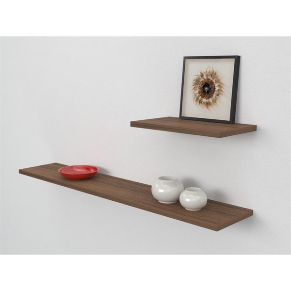 MENSOLA MELA LEGGERE 80X23X1,8 NOCE