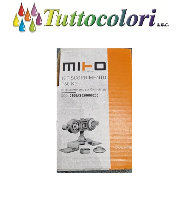 KIT CARRELLO KG.160 per porte scorrevoli