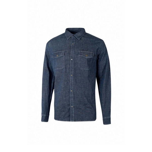 CAMICIA MAPLE DEEP BLUE COTONE 79% 180GR TG.M