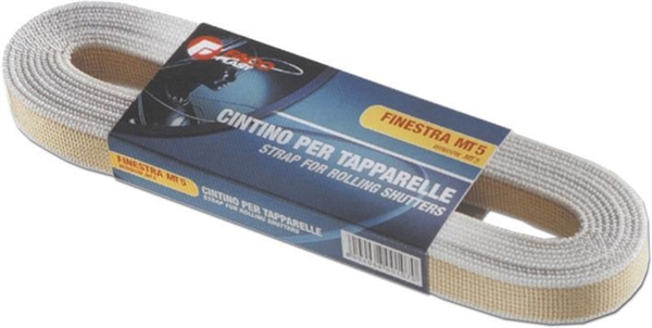 CINTINO PER TAPPARELLE EXTRAFORTE MT.7,5 GRIGIO
