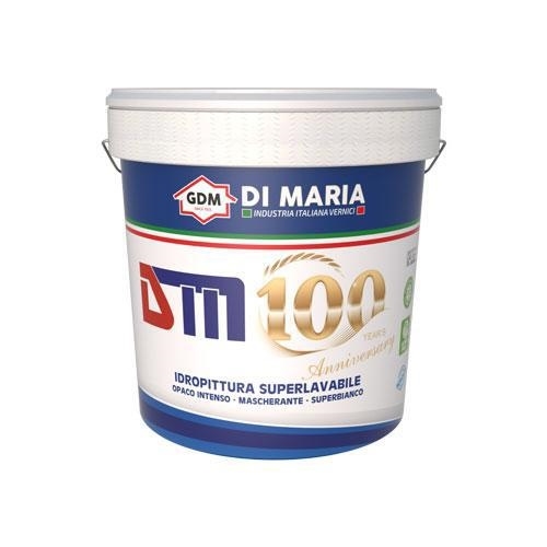 IDROPITTURA DM.100 LT.13 BIANCO SUPERLAVABILE OPACO