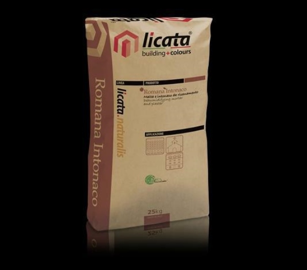 ROMANA INTONACO biologico KG.25 beige base calce NHL5