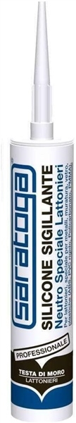 SILICONE LATTONERIA TESTA MORO GR.390